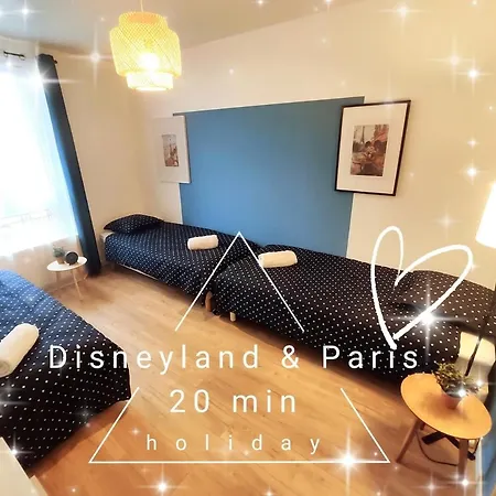 Disneyland - Paris 20 Min - Parking - 8 Personnes *